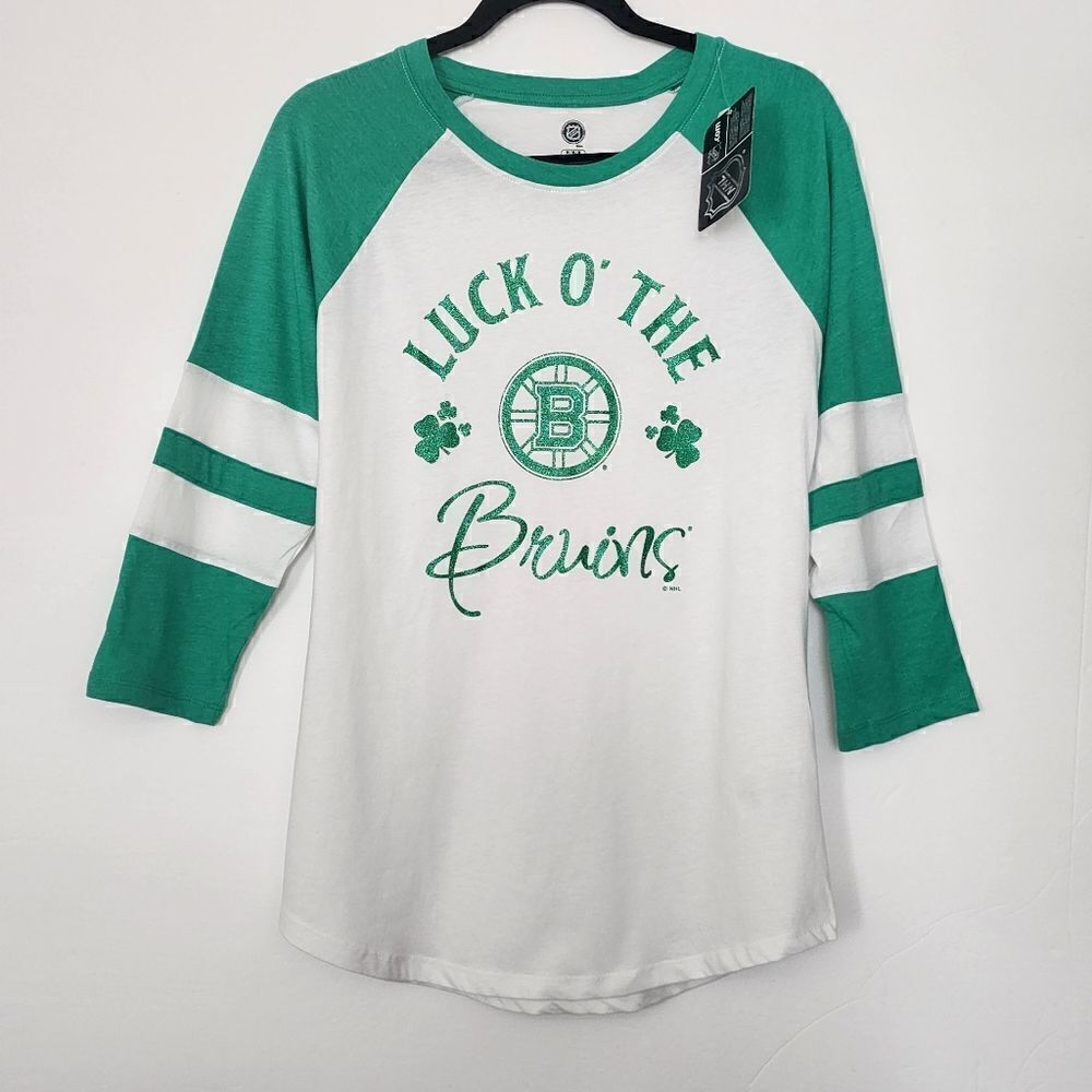 NHL Women's - M 8/10 - Boston Bruins Luck of the Irish